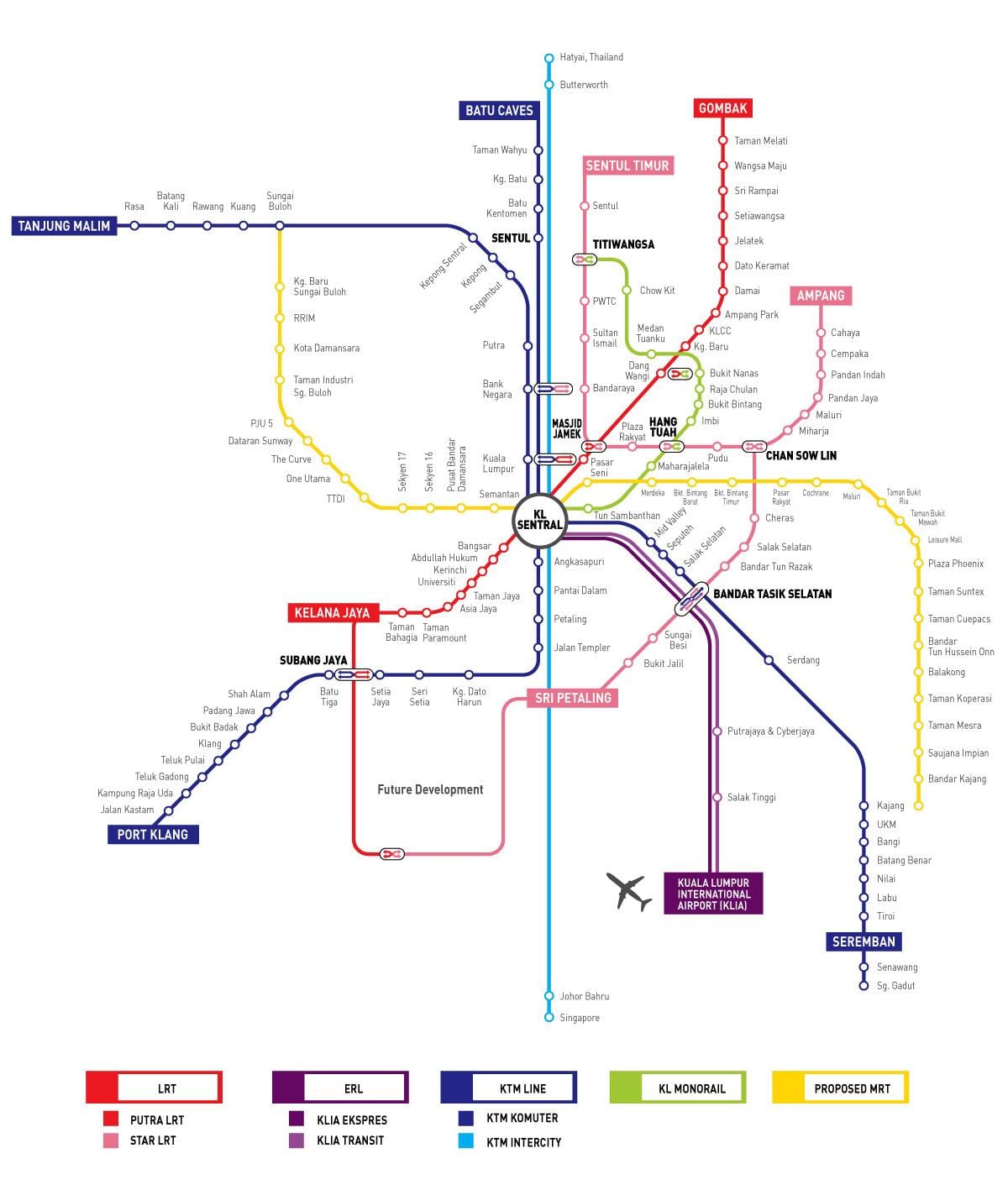 ฆ่า sentral องตึกบนแผนที่