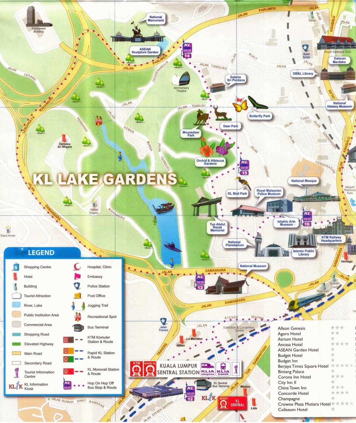 แผนที่ของทะเลสาบสวน
