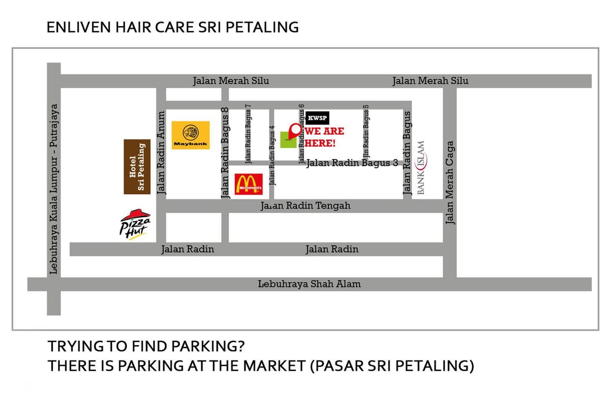 แผนที่ของศรี petaling
