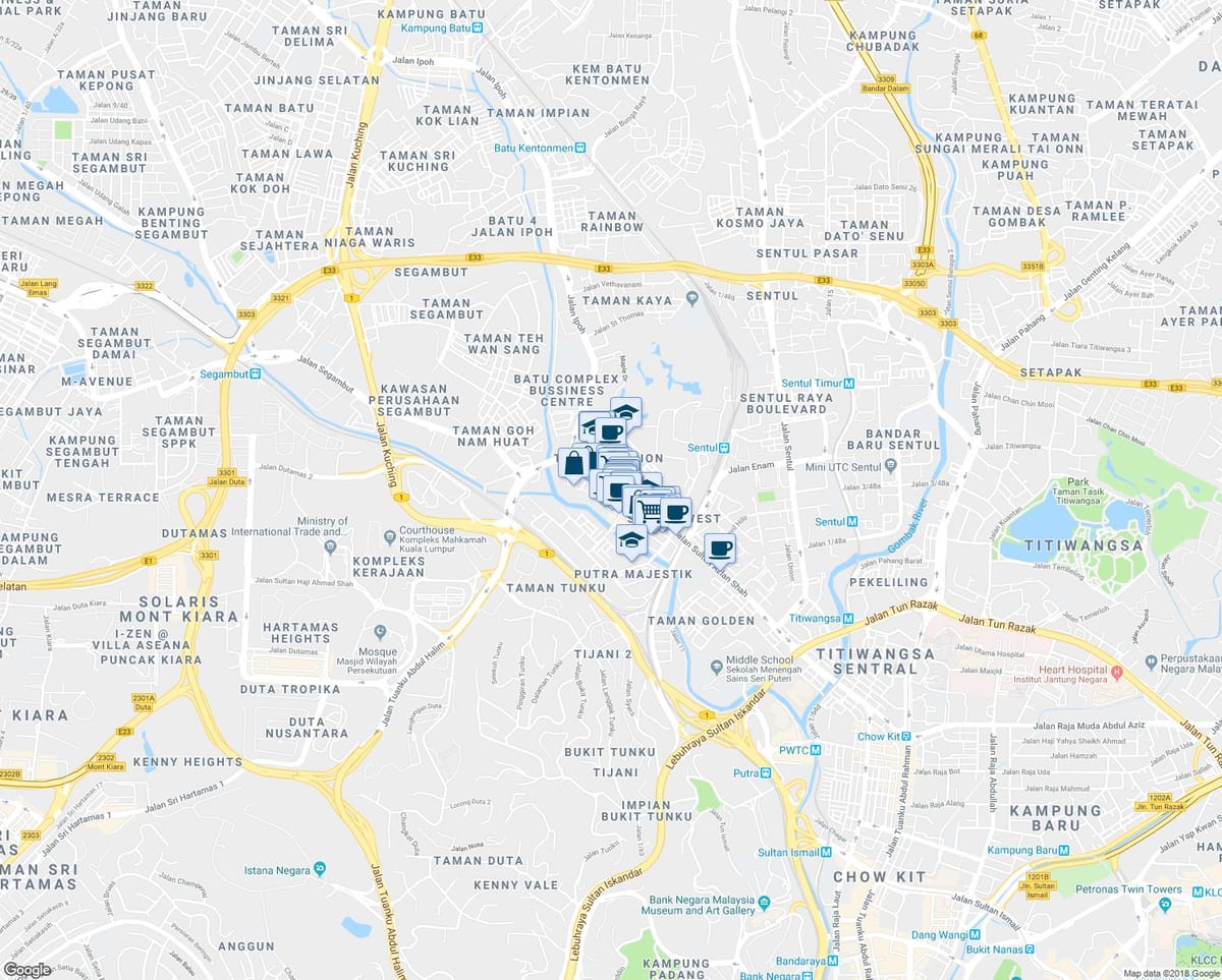 แผนที่ของ jalan malaysia. kgm world. kgm