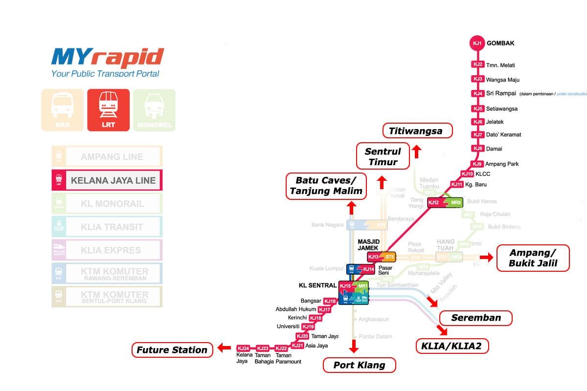 putra lrt แผนที่