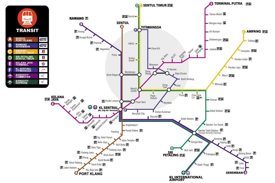 แผนที่ของ ktm หว่างเดินทาง