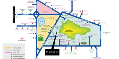 แผนที่ของมหาวิทยาลัยมาลายา..