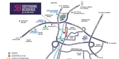 แผนที่ของเก่าของ klang ถนน
