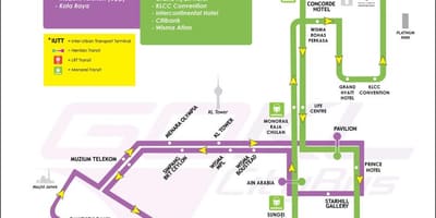 แผนที่ของไปฆ่าบนเส้นสีเขียว