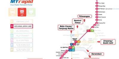 Putra lrt แผนที่