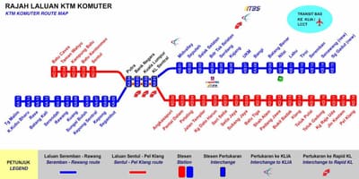 ฆ่า komuter แผนที่