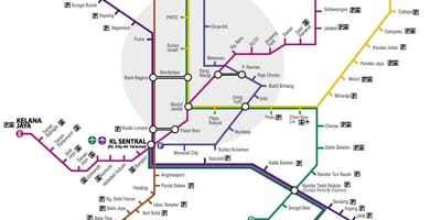 Putra lrt นแผนที่สถานี