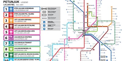 Stesen lrt แผนที่