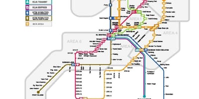 Myrapid lrt แผนที่