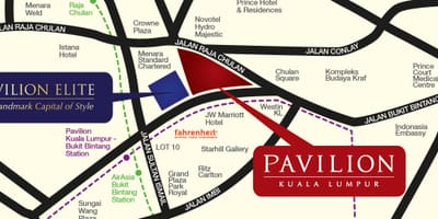 แผนที่ของ pavilion ฆ่า