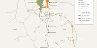 Sentul world. kgm แผนที่