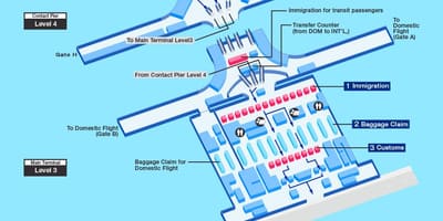 Klia เทอร์มินัลแผนที่