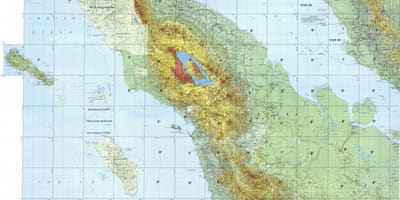 แผนที่ของ world. kgm topographic